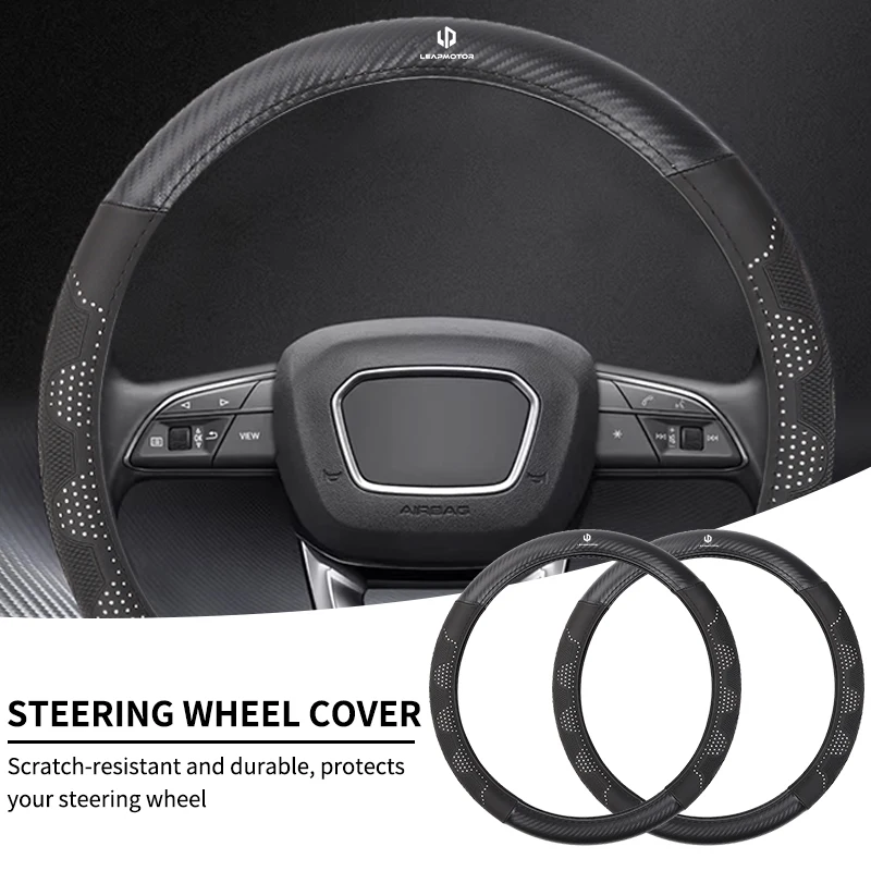 Universal Car Steering Wheel Cover Leather Anti-slip Cover Auto Accessories For Leapmotor T03 S01 C11 C01 Leap Motor
Universal Car Steering Wheel Cover Leather Anti-slip Cover Auto Accessories For Leapmotor T03 S01 C11 C01 Leap Motor