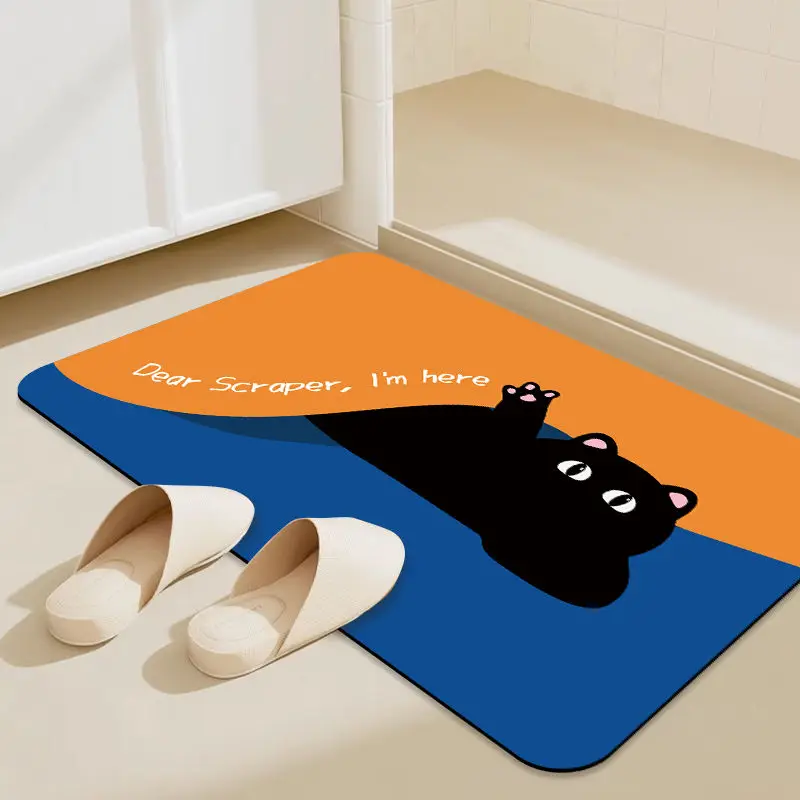 Bathroom diatom mud soft floor mat, quick-drying non-slip foot mat, toilet door toilet toilet small carpet
Bathroom diatom mud soft floor mat, quick-drying non-slip foot mat, toilet door toilet toilet small carpet