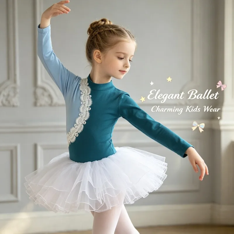 Theeper High Neck Long Sleeve Color Block 2Pcs Ballet Tutu Set Spring Autumn Shaping Outfit Studio Wholesale Soft Elastic Wear
Theeper High Neck Long Sleeve Color Block 2Pcs Ballet Tutu Set Spring Autumn Shaping Outfit Studio Wholesale Soft Elastic Wear