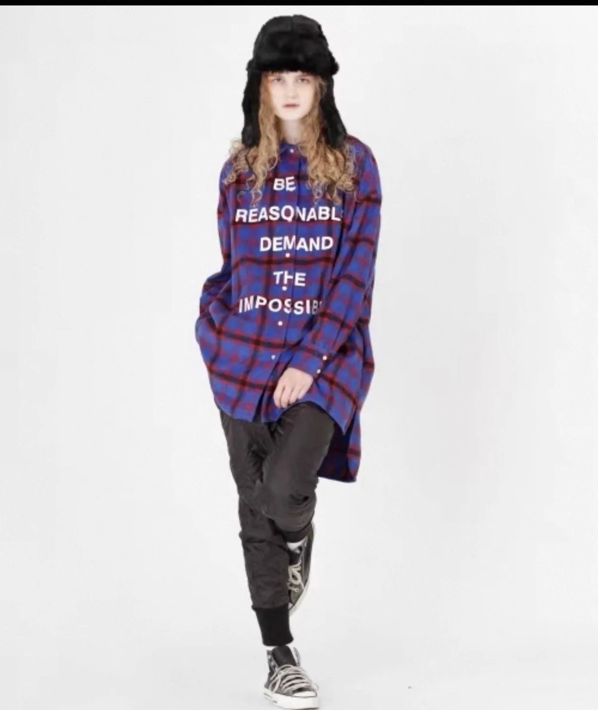 Classic Plaid Mid-Length Flannel Casual Shirt Autumn Winter New Style Versatile RNA MEDIA Women's Collar Long Sleeve Shirt
Classic Plaid Mid-Length Flannel Casual Shirt Autumn Winter New Style Versatile RNA MEDIA Women's Collar Long Sleeve Shirt