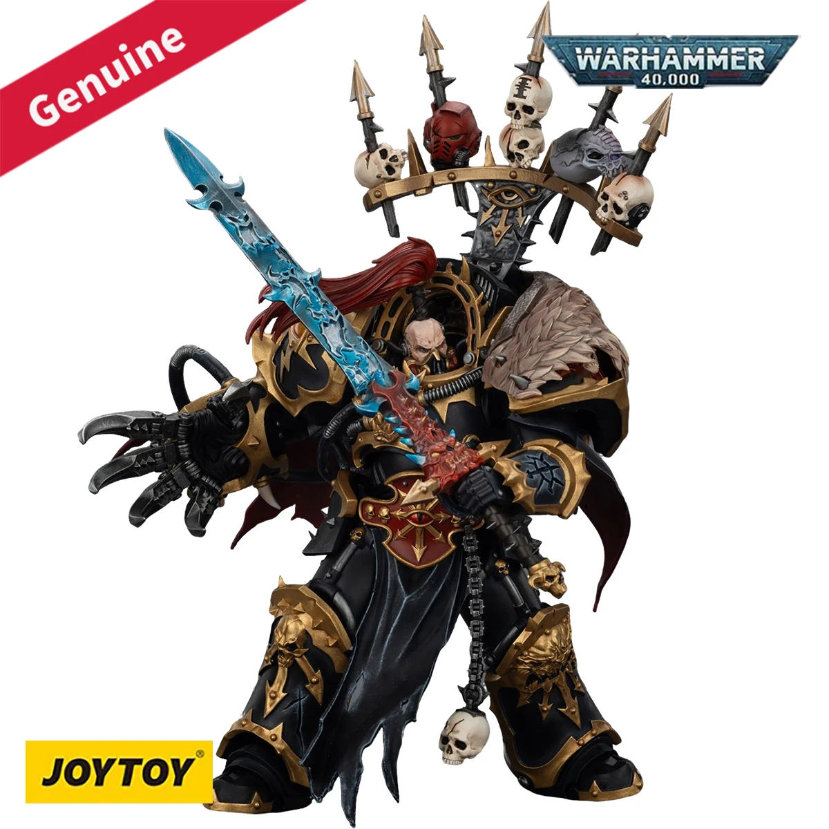 Original Genuine JOYTOY Action/Dolls Warhammer 40,000 Black Legion Abaddon The Despoiler with Drach'nyen and The Talon of Horus
Original Genuine JOYTOY Action/Dolls Warhammer 40,000 Black Legion Abaddon The Despoiler with Drach'nyen and The Talon of Horus