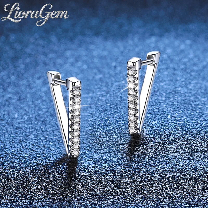 LioraGem Simple V-shaped Moissanite Stud Earrings for Women, Luxury Fashion Full Diamond Stud Earrings Platinum PT950 Stamp
LioraGem Simple V-shaped Moissanite Stud Earrings for Women, Luxury Fashion Full Diamond Stud Earrings Platinum PT950 Stamp