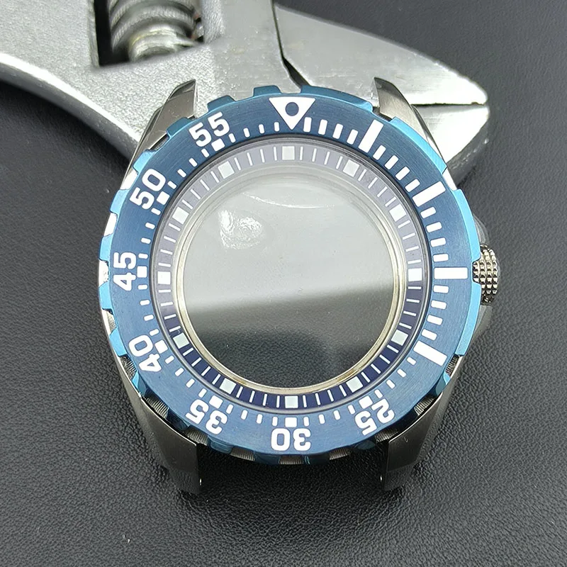 44mm Silver case fits NH Movement 35 36 automatic mechanical movement sapphire crystal glass clean back cover men's watch case
44mm Silver case fits NH Movement 35 36 automatic mechanical movement sapphire crystal glass clean back cover men's watch case