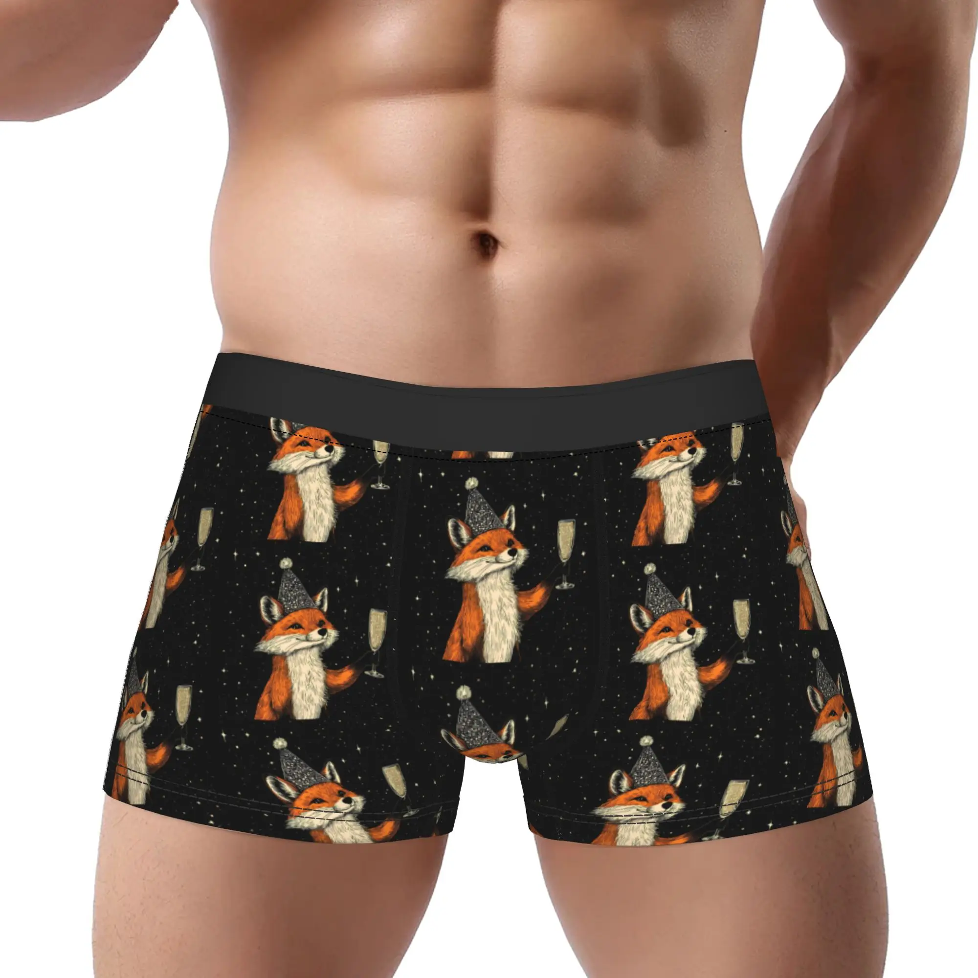 Fox Celebrates With Cheers Underwear Man Polyester Boxer Briefs Underpants Printed
Fox Celebrates With Cheers Underwear Man Polyester Boxer Briefs Underpants Printed