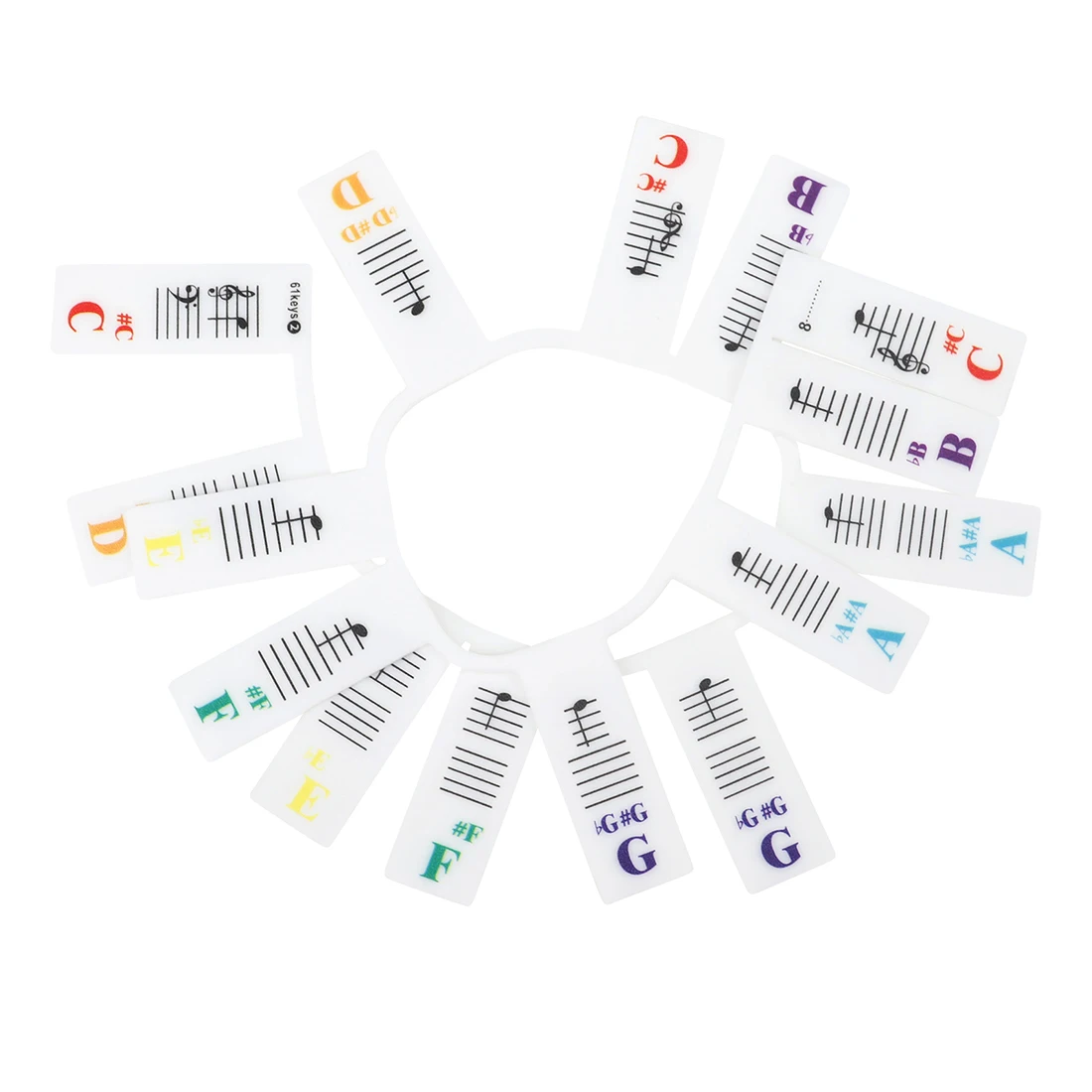 61/88 Key Piano Keyboard Sticker for White Silicone Note Sticker Electronic Keyboard Keyboard Instrument Piano Accessories
61/88 Key Piano Keyboard Sticker for White Silicone Note Sticker Electronic Keyboard Keyboard Instrument Piano Accessories