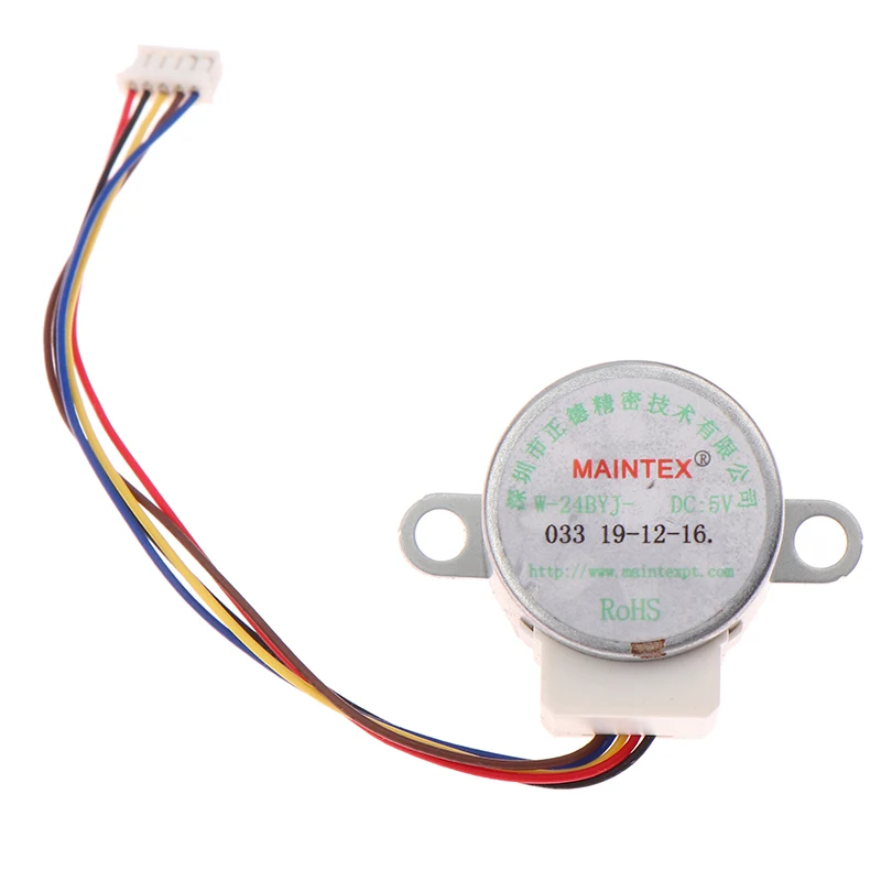 DC5V 24BYJ48 Deceleration Stepper Motor, 4 Phase 5 Wire Mini Step Motor for Monitor Wireless Camera
DC5V 24BYJ48 Deceleration Stepper Motor, 4 Phase 5 Wire Mini Step Motor for Monitor Wireless Camera
