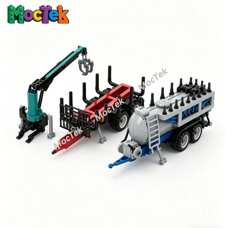 Urban City Tractor MOC Building Set, Agricultural Farm Machinery Model, DIY Assembled Bricks Toy for Desktop Decoration
Urban City Tractor MOC Building Set, Agricultural Farm Machinery Model, DIY Assembled Bricks Toy for Desktop Decoration