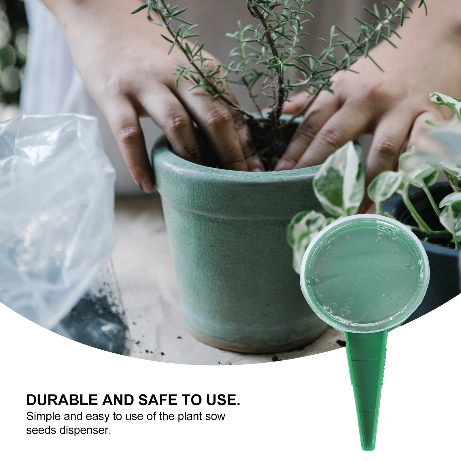 4 шт., диспенсер для семян, кашпо для цветочного горшка, инструмент, высокое качество, пластик, безопасный, прочный, садовая лопата, лопата
4 шт., диспенсер для семян, кашпо для цветочного горшка, инструмент, высокое качество, пластик, безопасный, прочный, садовая лопата, лопата