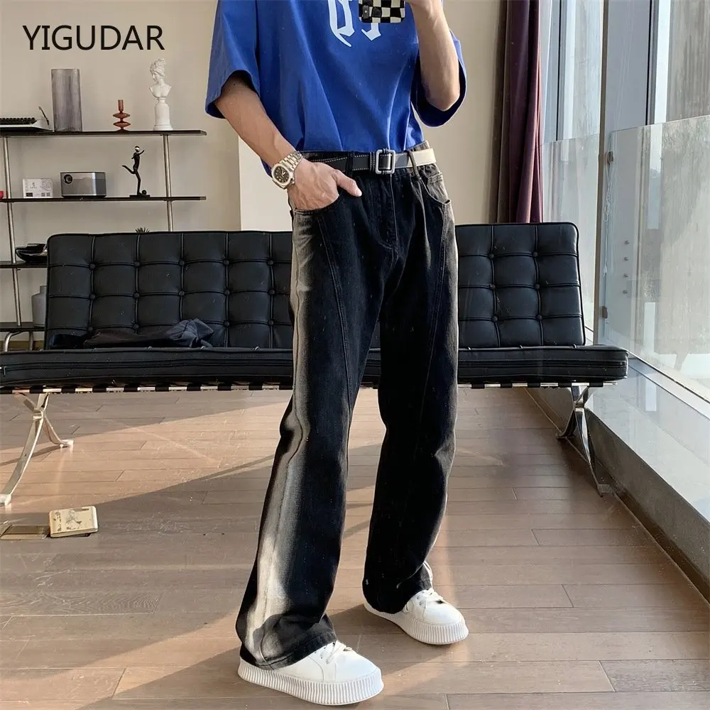 Spring and Autumn Baggy Men Jeans Straight Wide Leg Denim Pants Loose Hip Hop Skateboard Jeans Blue Leisure Trousers
Spring and Autumn Baggy Men Jeans Straight Wide Leg Denim Pants Loose Hip Hop Skateboard Jeans Blue Leisure Trousers