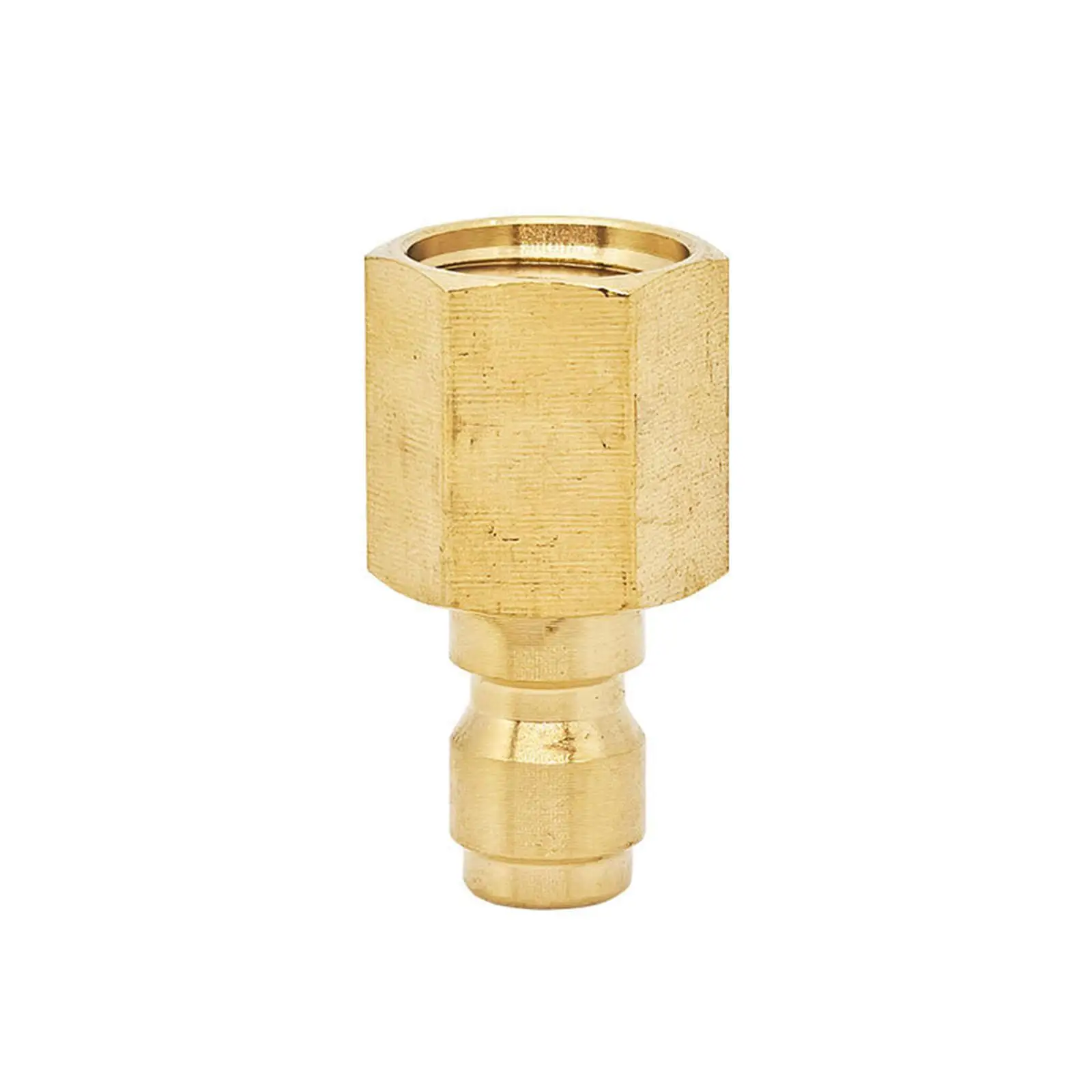 Pressure Washer Adapter Gold Copper Male Female Thread Coupler Fitting for Washing Machine Connection and Plumbing Tasks
Pressure Washer Adapter Gold Copper Male Female Thread Coupler Fitting for Washing Machine Connection and Plumbing Tasks