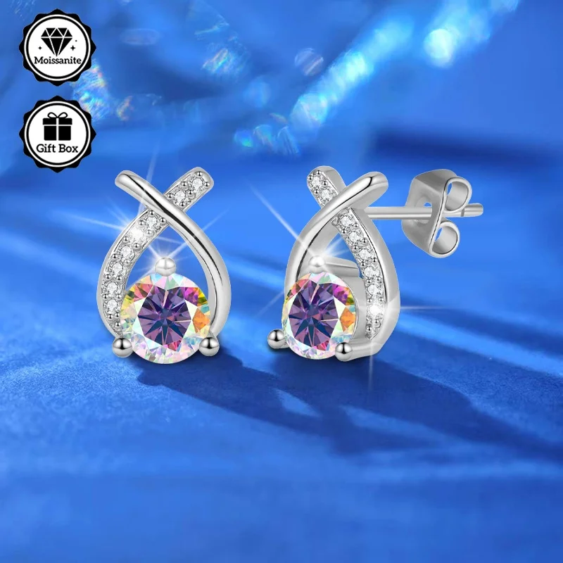 Ювелирные изделия LAMVOICE для женщин/серьги-гвоздики с 1-каратным муассанитом, гипоаллергенные серьги, рождественские геометрические серьги, ювелирные изделия
Ювелирные изделия LAMVOICE для женщин/серьги-гвоздики с 1-каратным муассанитом, гипоаллергенные серьги, рождественские геометрические серьги, ювелирные изделия