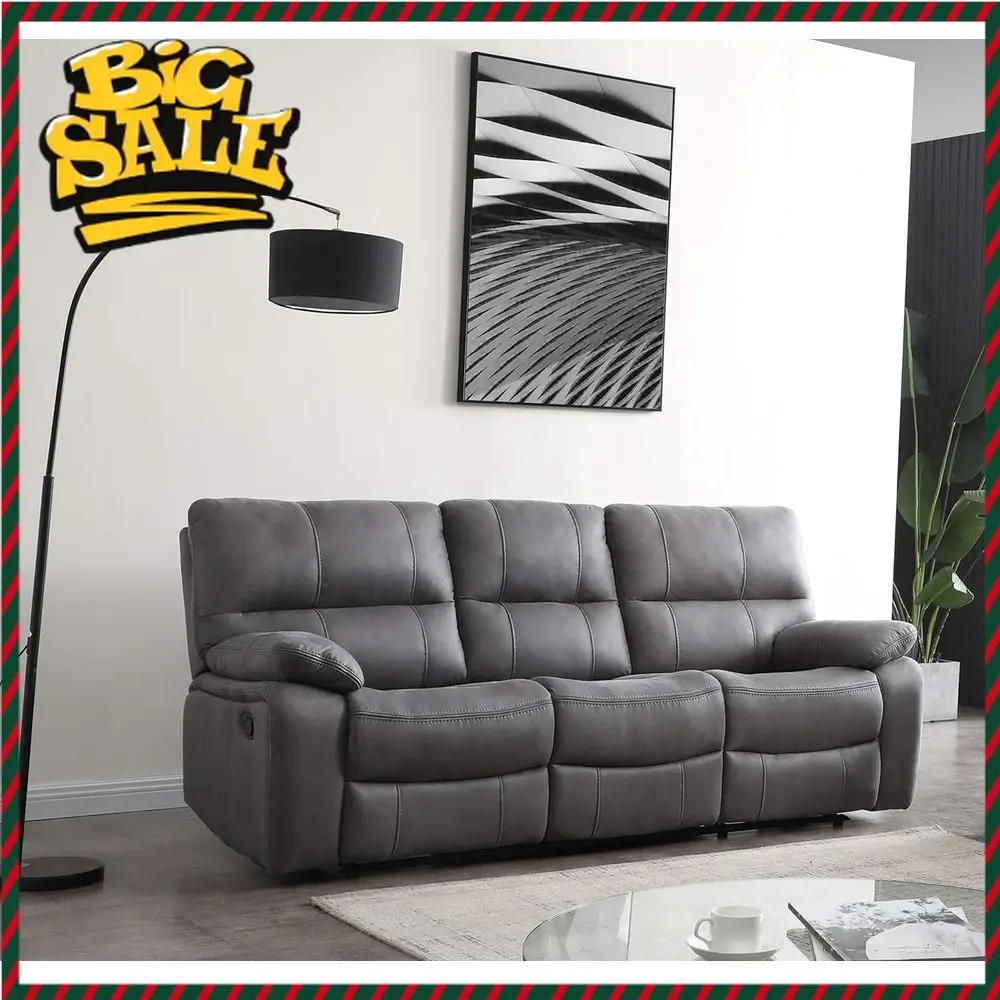 Grey Reclining Sofa Couch Set for Living Room 8007Limited time
Grey Reclining Sofa Couch Set for Living Room 8007Limited time