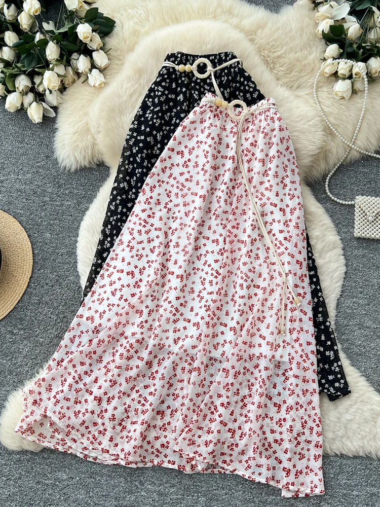 Korean Style High Waist A-Line Floral Casual Midi Skirt Women's Commute Patchwork Slimming Hip Covering Full Swing Mid-Length...
Korean Style High Waist A-Line Floral Casual Midi Skirt Women's Commute Patchwork Slimming Hip Covering Full Swing Mid-Length...