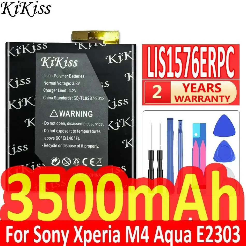 Аккумулятор мобильного телефона LIS1576ERPC AGPB014-A001 3500 мАч для Sony Xperia M4 Aqua 4G E2303 E2333 E2353
Аккумулятор мобильного телефона LIS1576ERPC AGPB014-A001 3500 мАч для Sony Xperia M4 Aqua 4G E2303 E2333 E2353
