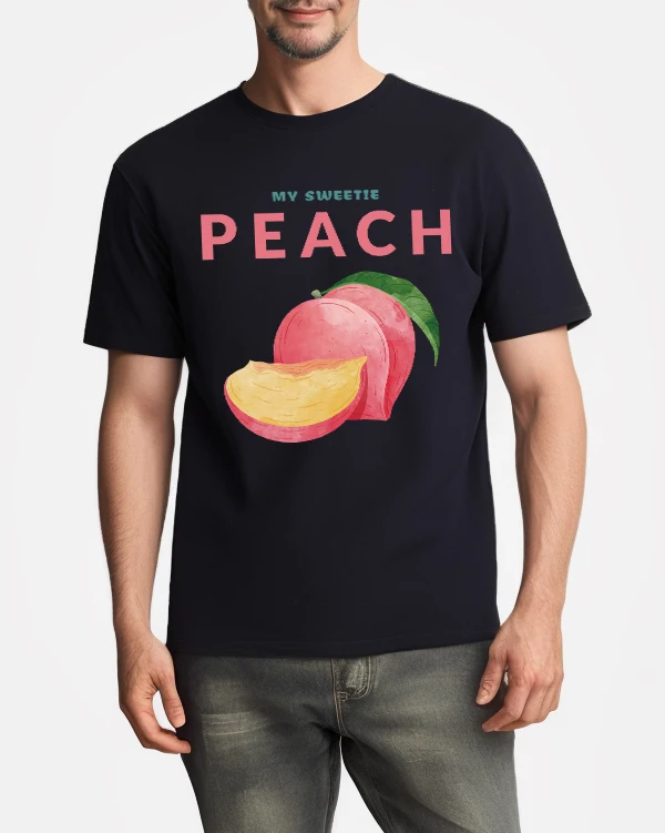My Sweetie Peach Fresh Fruit Pattern Men Tee Shirts Casual Cotton T-Shirt O-Neck All-Match Short Sleeve Loose Summer Sportswear
My Sweetie Peach Fresh Fruit Pattern Men Tee Shirts Casual Cotton T-Shirt O-Neck All-Match Short Sleeve Loose Summer Sportswear