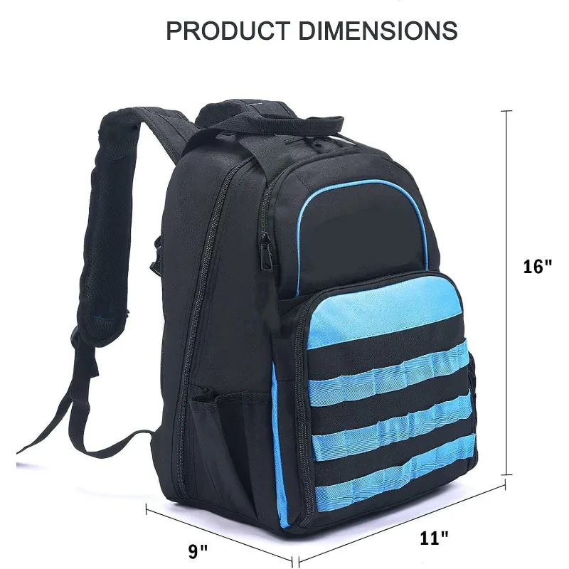Heavy-Duty Electrician Tool Backpack Waterproof Multi-Pocket Durable Work Bag for Construction & Repair Tool Organizer Pouch
Heavy-Duty Electrician Tool Backpack Waterproof Multi-Pocket Durable Work Bag for Construction & Repair Tool Organizer Pouch