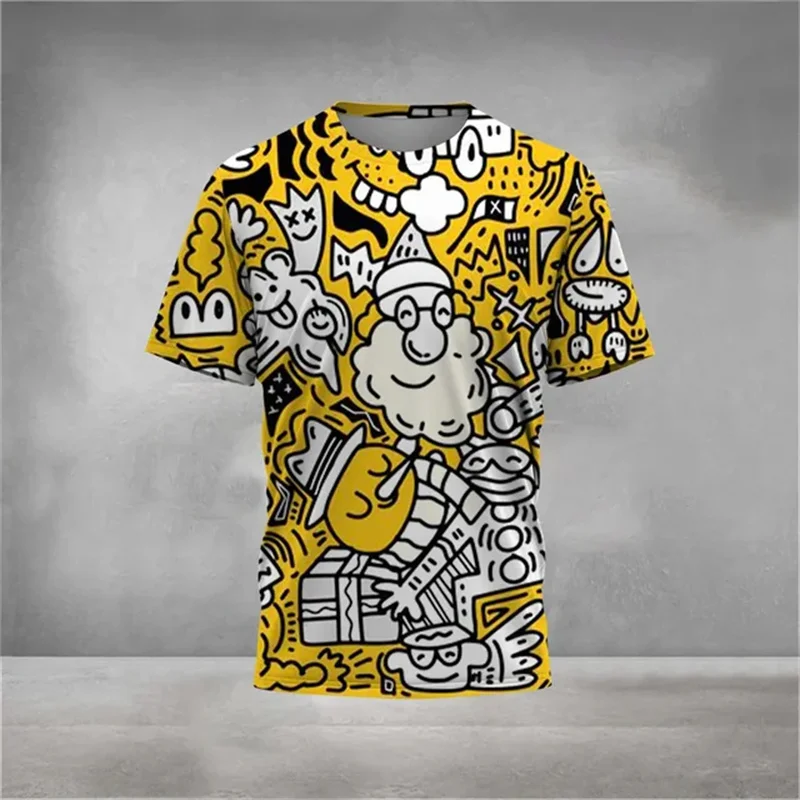 Colorful Letter Graphics T-shirt Summer Fashion O Neck Short Sleeve Simple Casual 3D Printed T Shirt Streetwear Oversized Tees
Colorful Letter Graphics T-shirt Summer Fashion O Neck Short Sleeve Simple Casual 3D Printed T Shirt Streetwear Oversized Tees