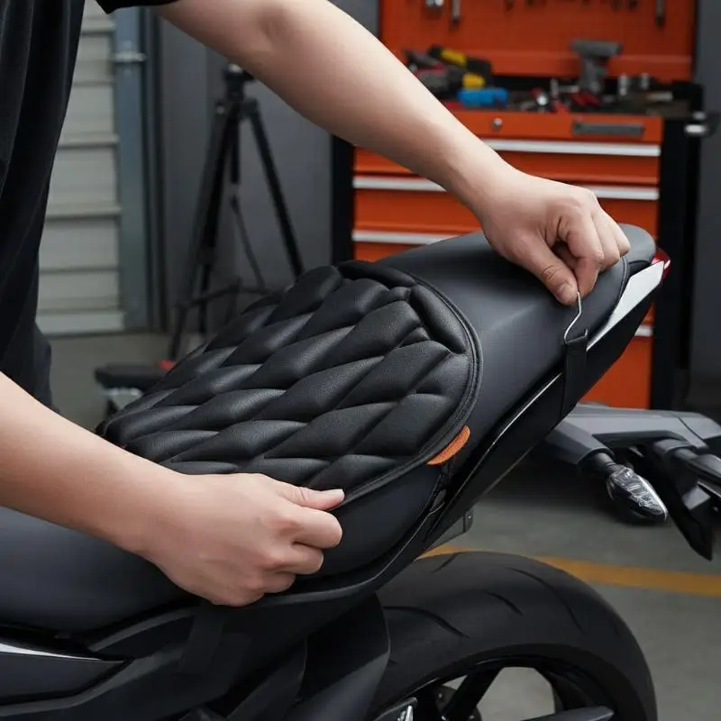 Motorbike Seat Pad 3D Air Cushion Shock Absorption Pressure Relief for Tour Riding Support
Motorbike Seat Pad 3D Air Cushion Shock Absorption Pressure Relief for Tour Riding Support