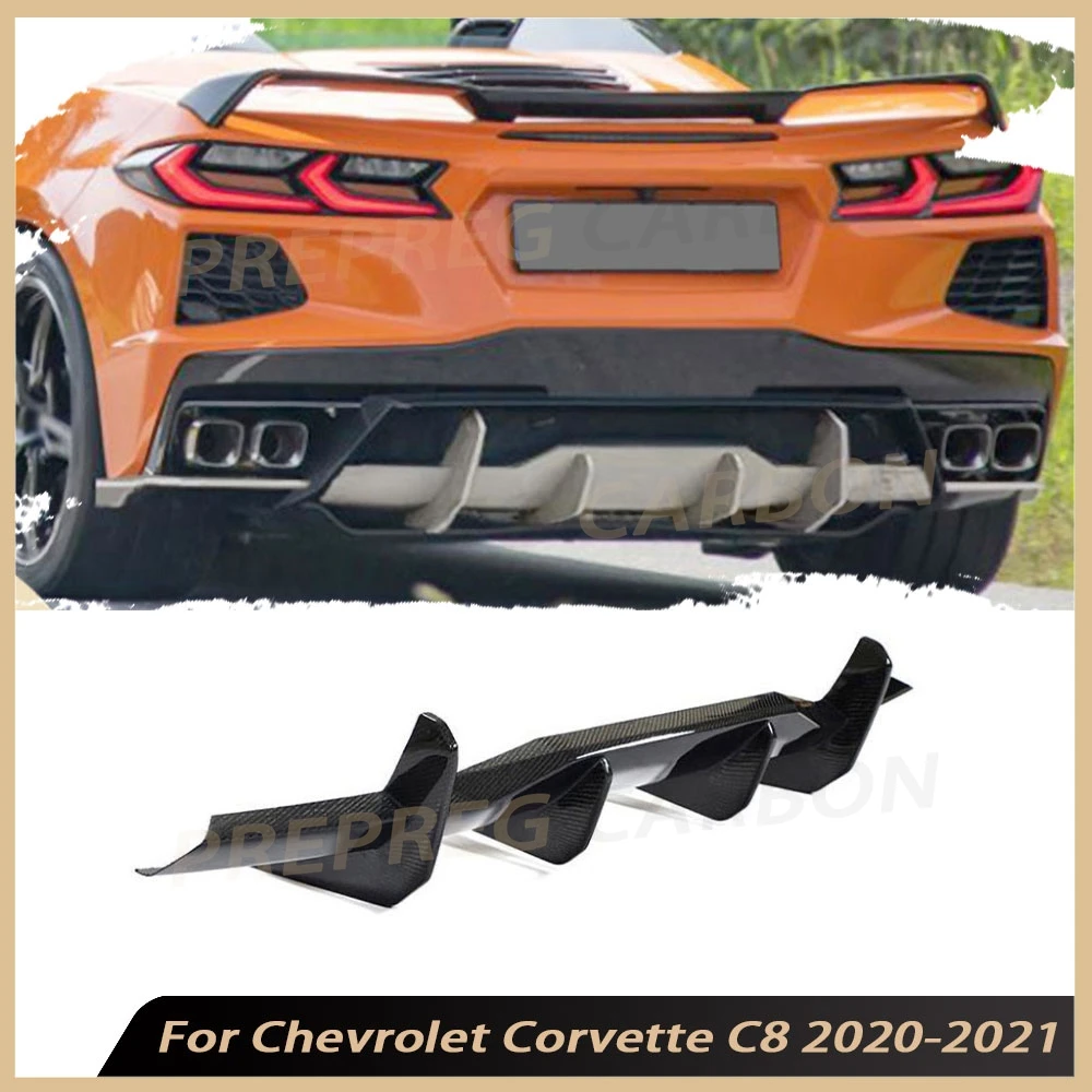 Carbon Fiber Rear Diffuser For Chevrolet Corvette C8 2020-2021 Rear Bumper Lip Diffuser Spoiler Splitters FRP Body Kits
Carbon Fiber Rear Diffuser For Chevrolet Corvette C8 2020-2021 Rear Bumper Lip Diffuser Spoiler Splitters FRP Body Kits