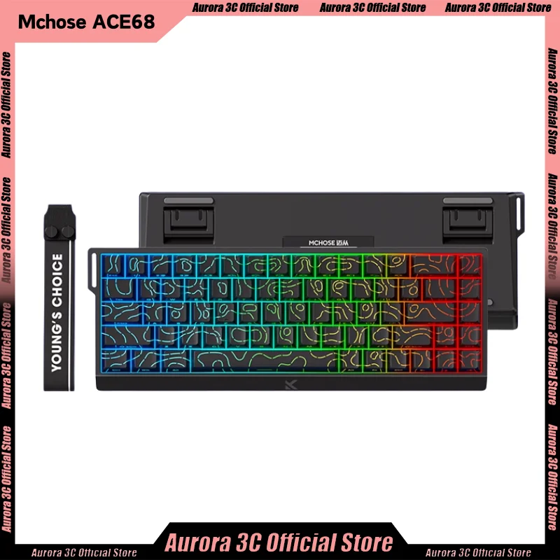 MCHOSE ACE68 Magnetic Switch Ace60 Pro Wired Gaming Keyboard Mechanical Keyboard Hot swap Computer Customized Pc Accessories
MCHOSE ACE68 Magnetic Switch Ace60 Pro Wired Gaming Keyboard Mechanical Keyboard Hot swap Computer Customized Pc Accessories