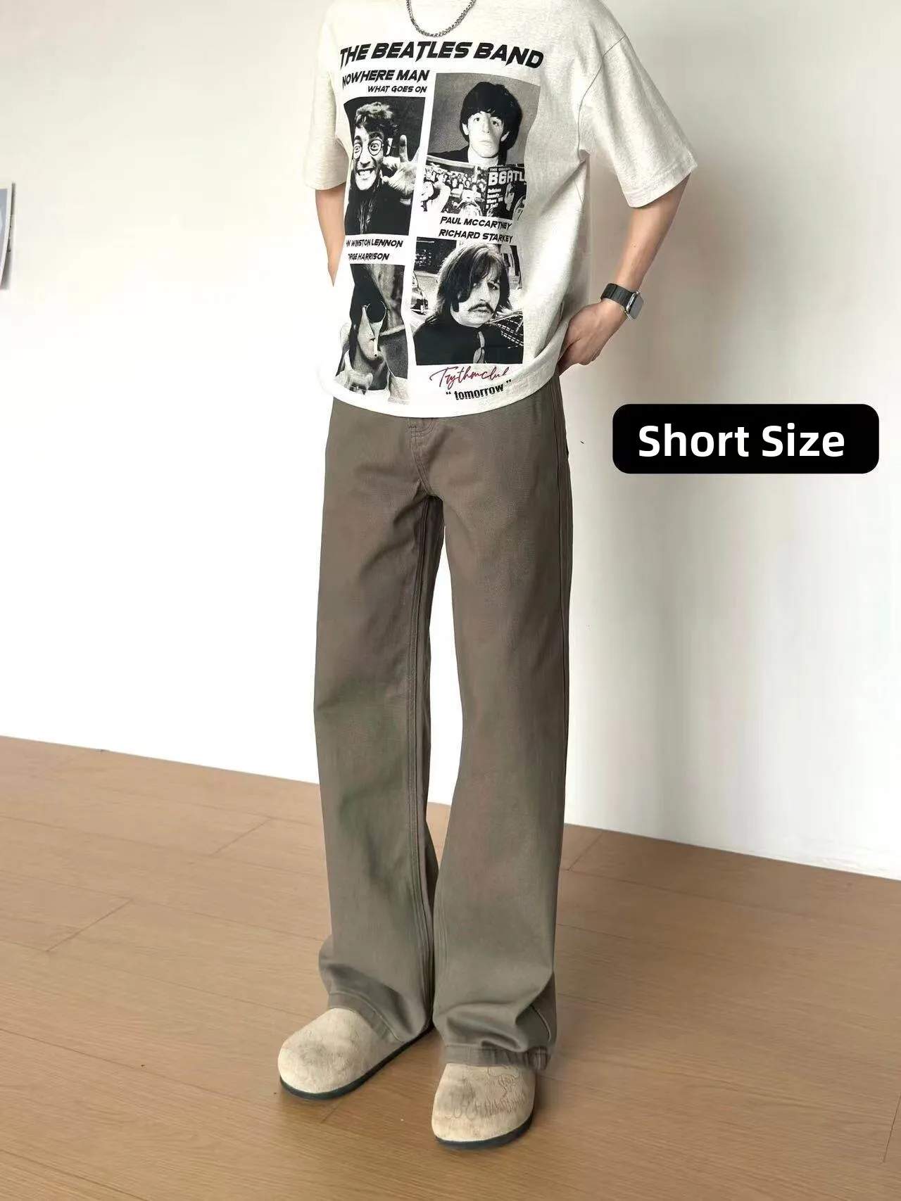 North North Chuan Coffee Gravity 2021M Version Jeans Men's Straight Leg Pants Simple Design High Waist Denim Spring Wear
North North Chuan Coffee Gravity 2021M Version Jeans Men's Straight Leg Pants Simple Design High Waist Denim Spring Wear