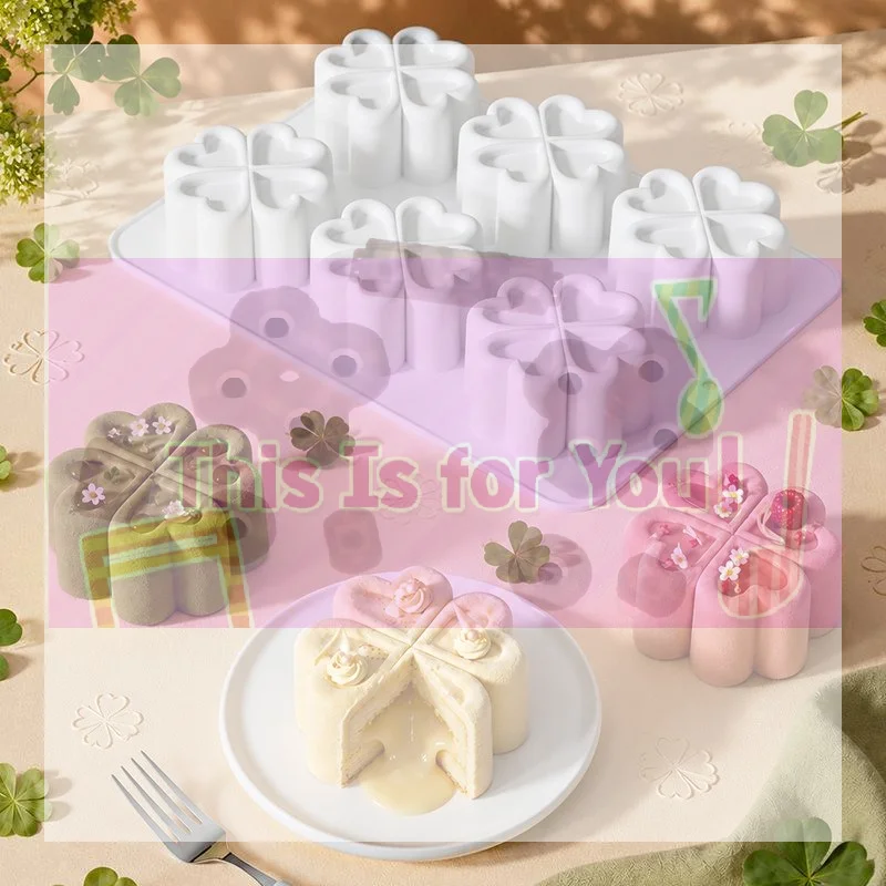 【MA】Four-leaf Clover Design Silicone Chocolate Mold French Mousse Cake Mould Dessert Baking Tools Kitchen Silicone Bakeware
【MA】Four-leaf Clover Design Silicone Chocolate Mold French Mousse Cake Mould Dessert Baking Tools Kitchen Silicone Bakeware