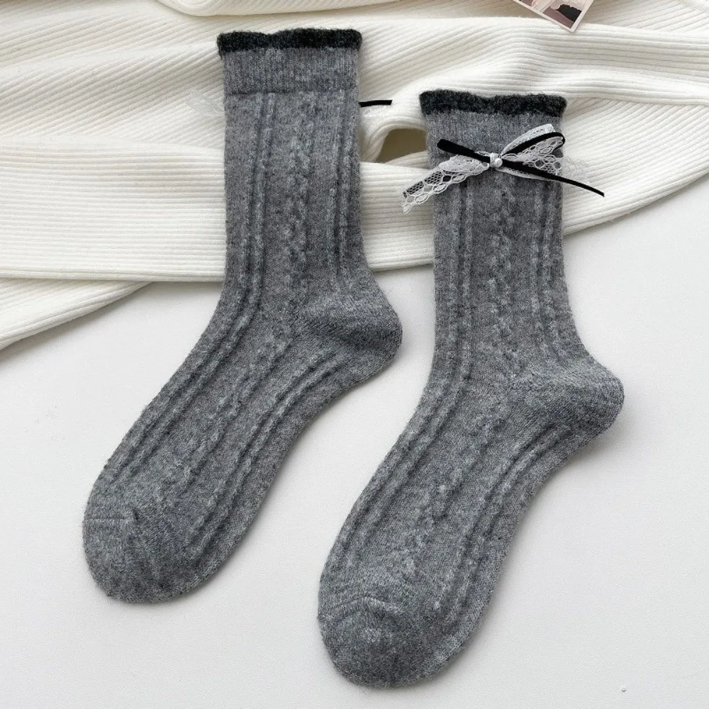 Fashion Cute Cartoon Puppy Bow Socks Comfortable Warm Mid Tube Socks Thickned Long Socks Autumn Winter
Fashion Cute Cartoon Puppy Bow Socks Comfortable Warm Mid Tube Socks Thickned Long Socks Autumn Winter