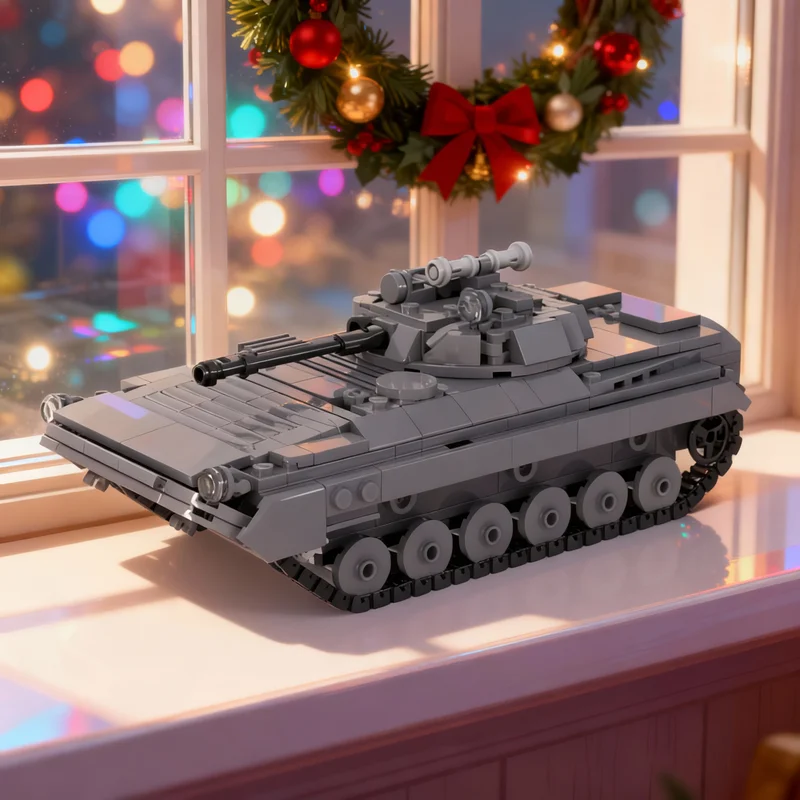 612pcs MOC BMP 2 Deluxe Creator Model Building Blocks Construction DIY Christmas Gifts Toy Assemble Education Creative Idea
612pcs MOC BMP 2 Deluxe Creator Model Building Blocks Construction DIY Christmas Gifts Toy Assemble Education Creative Idea