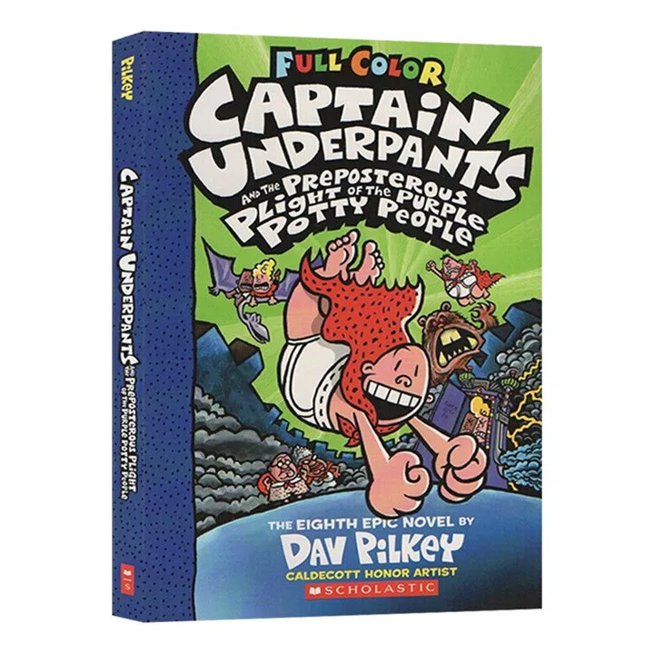 English original, Underpants Superman 8: Absurd Dilemma, full-color humorous comic book Dog Man Detective Dog Co-author, Element
English original, Underpants Superman 8: Absurd Dilemma, full-color humorous comic book Dog Man Detective Dog Co-author, Element