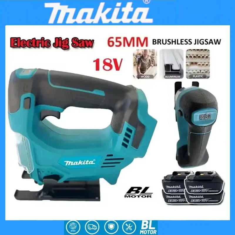 Makita Cordless Electric Jig Saw Portable Jigsaw Multi-Function Woodworking Tools Fit Makita 18V Battery
Makita Cordless Electric Jig Saw Portable Jigsaw Multi-Function Woodworking Tools Fit Makita 18V Battery