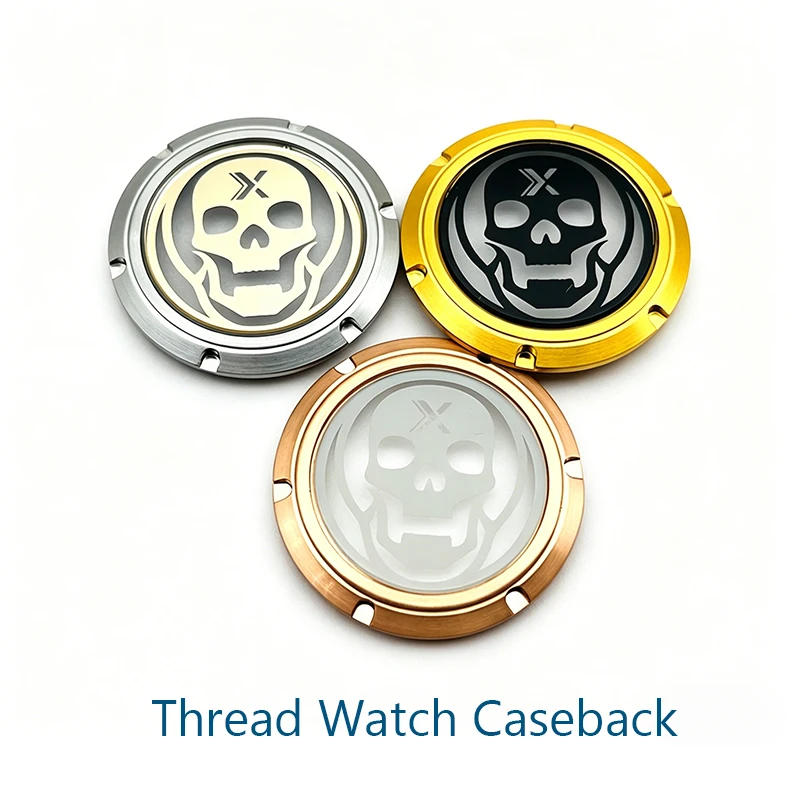 Mod Skull Transparent Glass Watch Cases Back Cover Fits Seiko Turtle 6105 Tuna SKX007 NH36 NH35 Movements Watch Case Parts
Mod Skull Transparent Glass Watch Cases Back Cover Fits Seiko Turtle 6105 Tuna SKX007 NH36 NH35 Movements Watch Case Parts