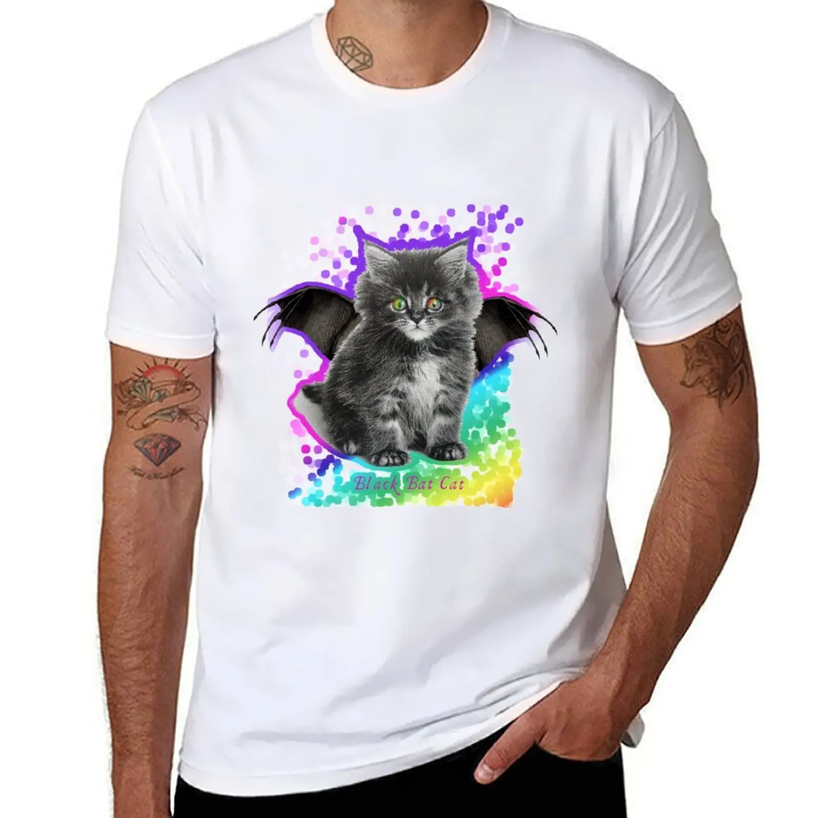 Black Bat Cat - Rainbow Eyes (By AliceCCI) T-Shirt t shirt man designer t shirts for man graphic funny T-Shirt
Black Bat Cat - Rainbow Eyes (By AliceCCI) T-Shirt t shirt man designer t shirts for man graphic funny T-Shirt