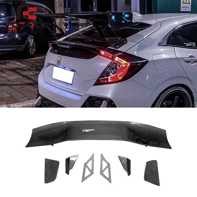 Votex Style Carbon Fiber Rear Spoiler for FK7 FK8 2016-2019 Rear Trunk Wing Spoiler Car Exterior Accessories
Votex Style Carbon Fiber Rear Spoiler for FK7 FK8 2016-2019 Rear Trunk Wing Spoiler Car Exterior Accessories