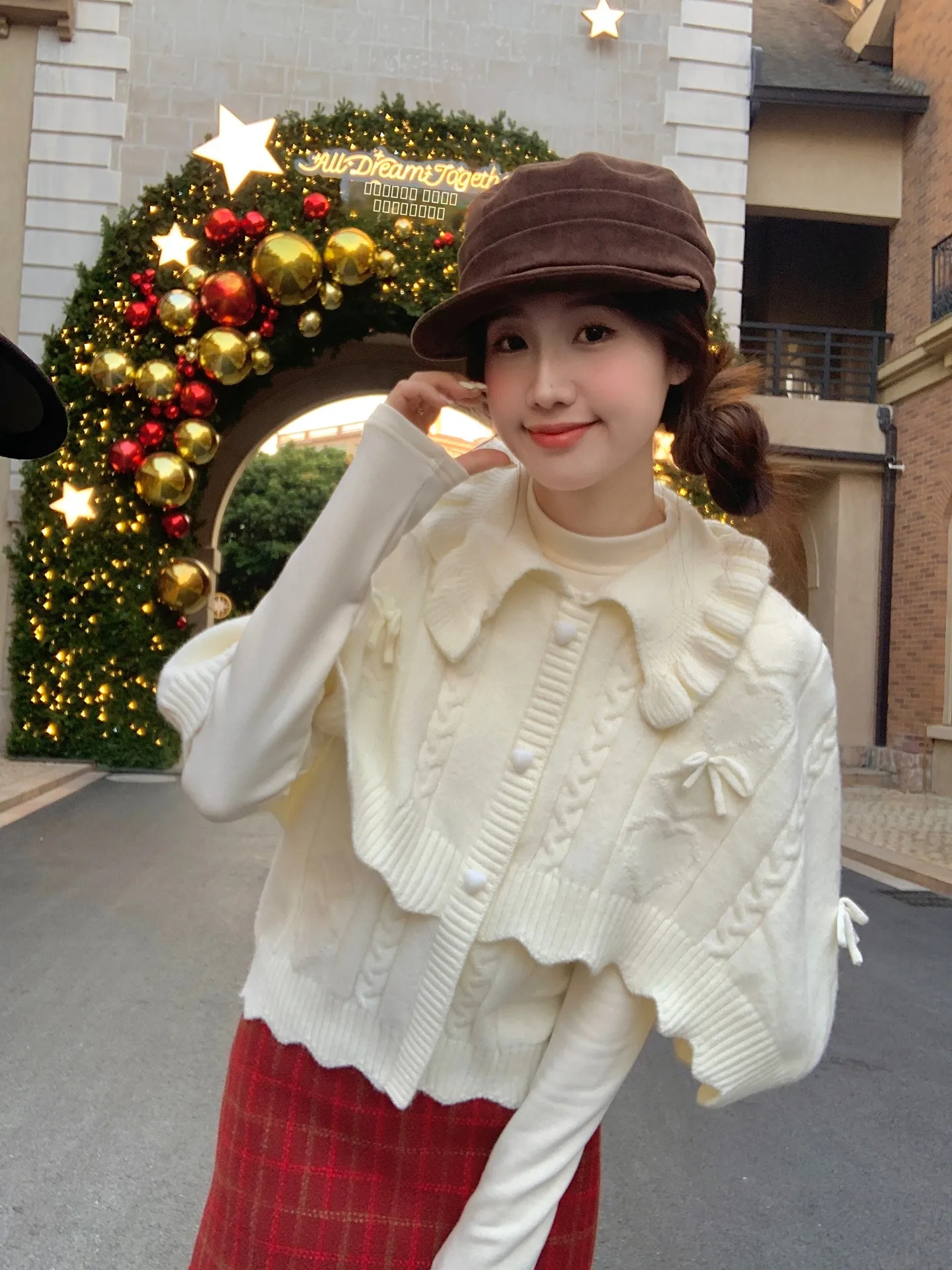 Sweet Sle Cisas Aosphere Loose Knitted Sweater Coat for Women Turn-down Collar Casual Warm Fce-lined Cardigan
Sweet Sle Cisas Aosphere Loose Knitted Sweater Coat for Women Turn-down Collar Casual Warm Fce-lined Cardigan