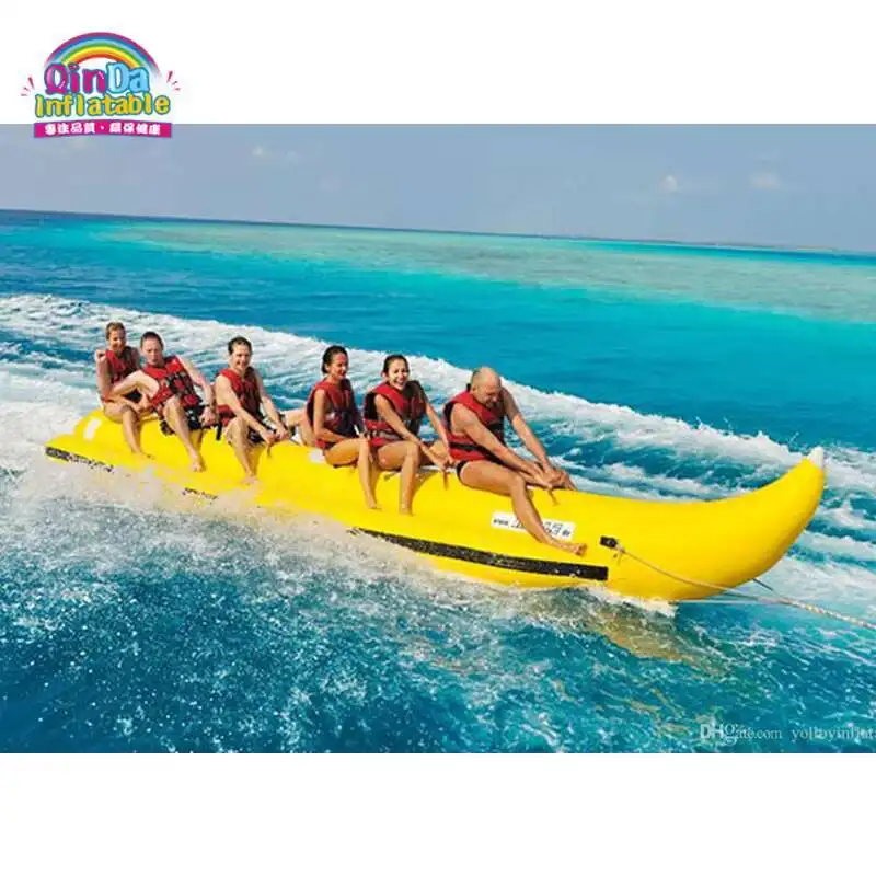 Customized High Quality Durable Banana Boat Inflatable For Water Park Games
Customized High Quality Durable Banana Boat Inflatable For Water Park Games