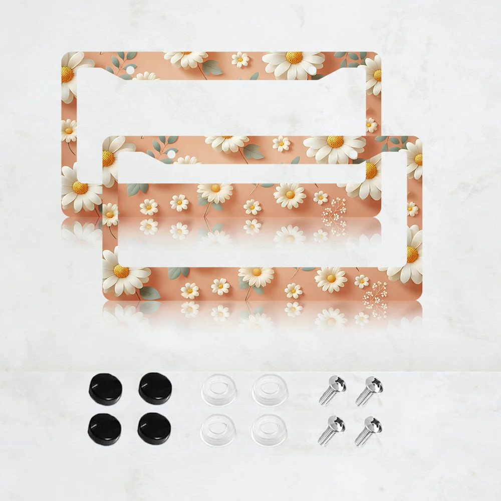 2 шт. розовые рамки для номерных знаков с ромашками, алюминиевые рамки для номерных знаков - 6 x 12 дюймов, стандартный размер США, декоративные автомобильные рамки
2 шт. розовые рамки для номерных знаков с ромашками, алюминиевые рамки для номерных знаков - 6 x 12 дюймов, стандартный размер США, декоративные автомобильные рамки
