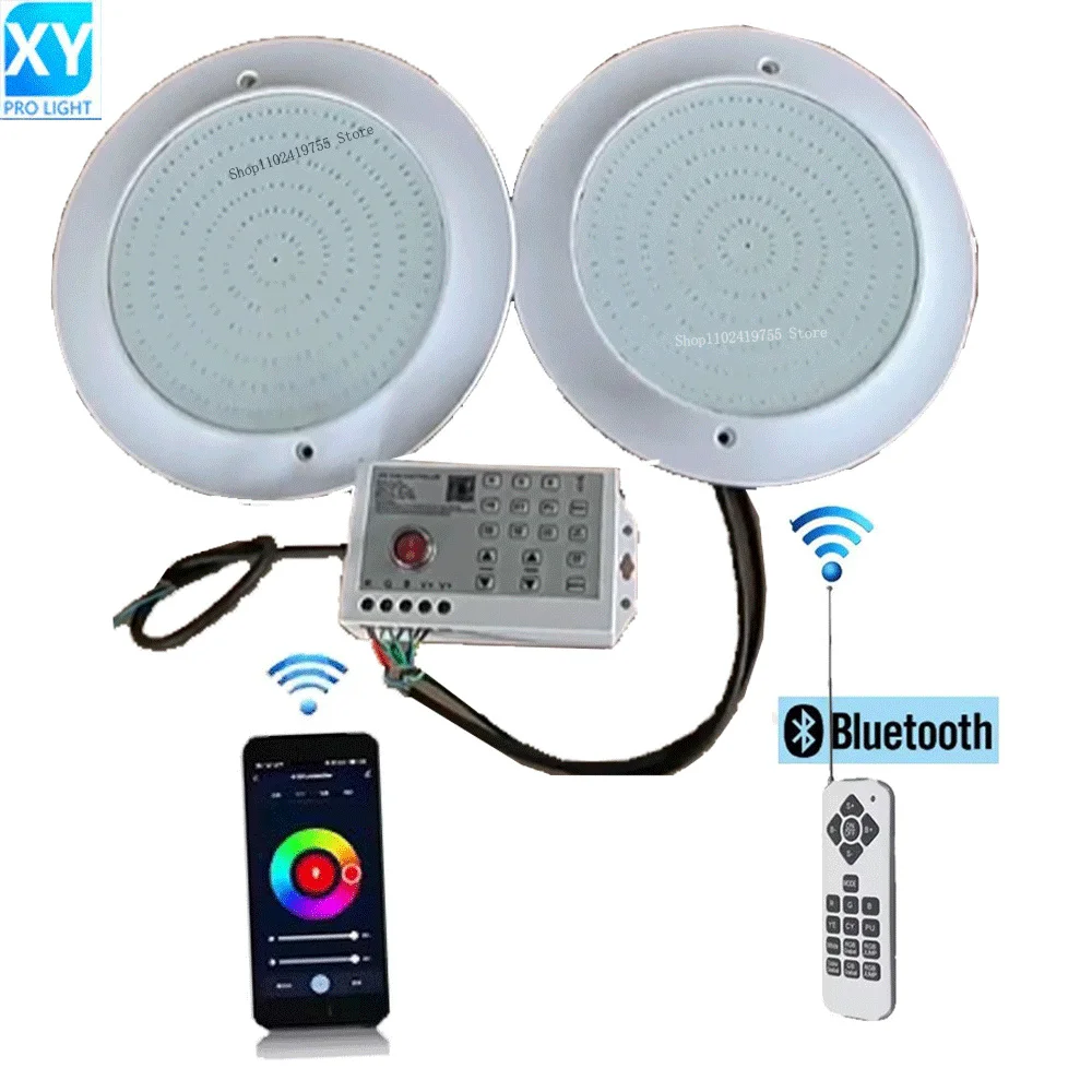 30W RGB LED Pool Light Bluetooth APP Control DC12V Outdoor/Indoor Underwater Light Fountain Landscape Lamp Piscina Luz Spotlight
30W RGB LED Pool Light Bluetooth APP Control DC12V Outdoor/Indoor Underwater Light Fountain Landscape Lamp Piscina Luz Spotlight