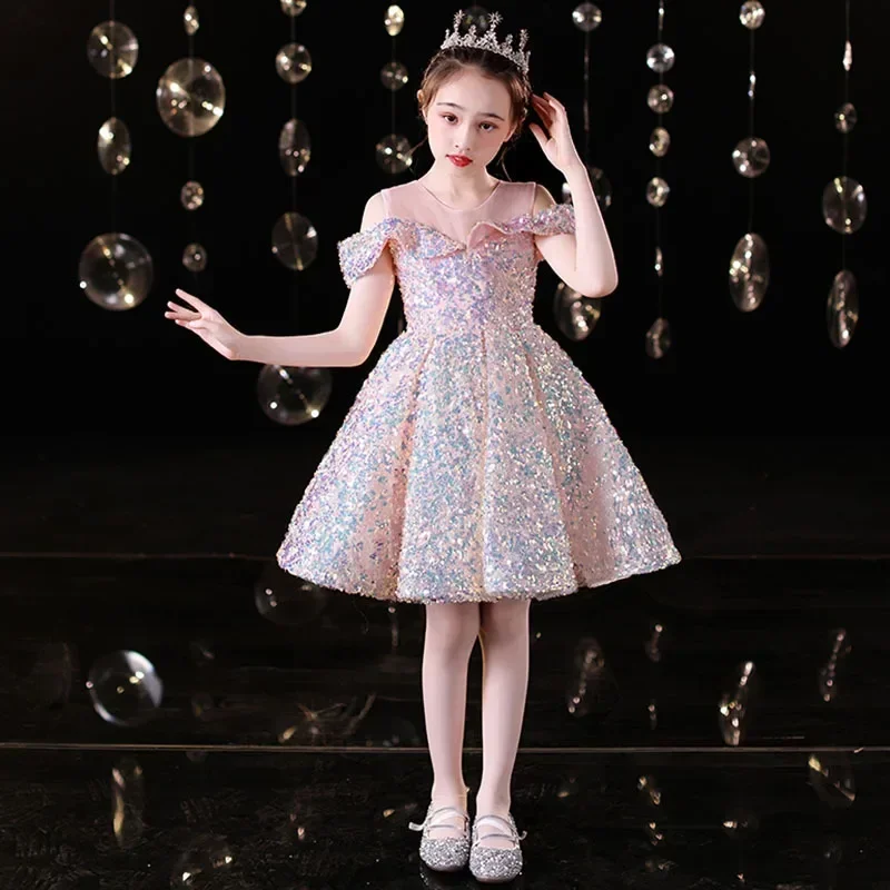 2024 Spring New Children's Flower Girl Host Fashionable Walk Girl Piano Performance Dress
2024 Spring New Children's Flower Girl Host Fashionable Walk Girl Piano Performance Dress
