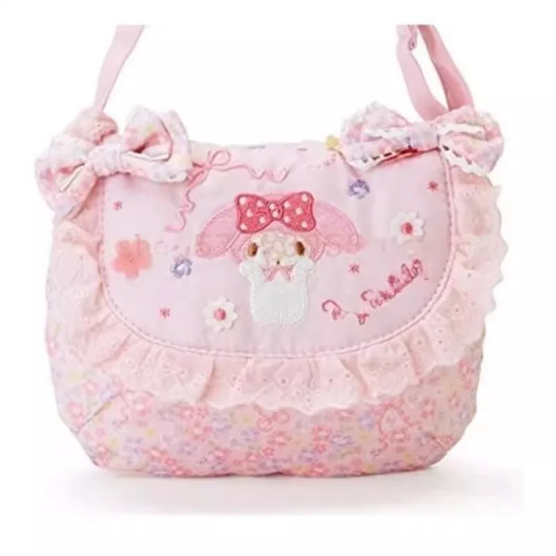 Sanrio My Melody Handbag Kawaii Girl Cute Single Shoulder Crossbody Bag Pink Lace Shoulder Bag Anime Large Capacity Tote Bag
Sanrio My Melody Handbag Kawaii Girl Cute Single Shoulder Crossbody Bag Pink Lace Shoulder Bag Anime Large Capacity Tote Bag