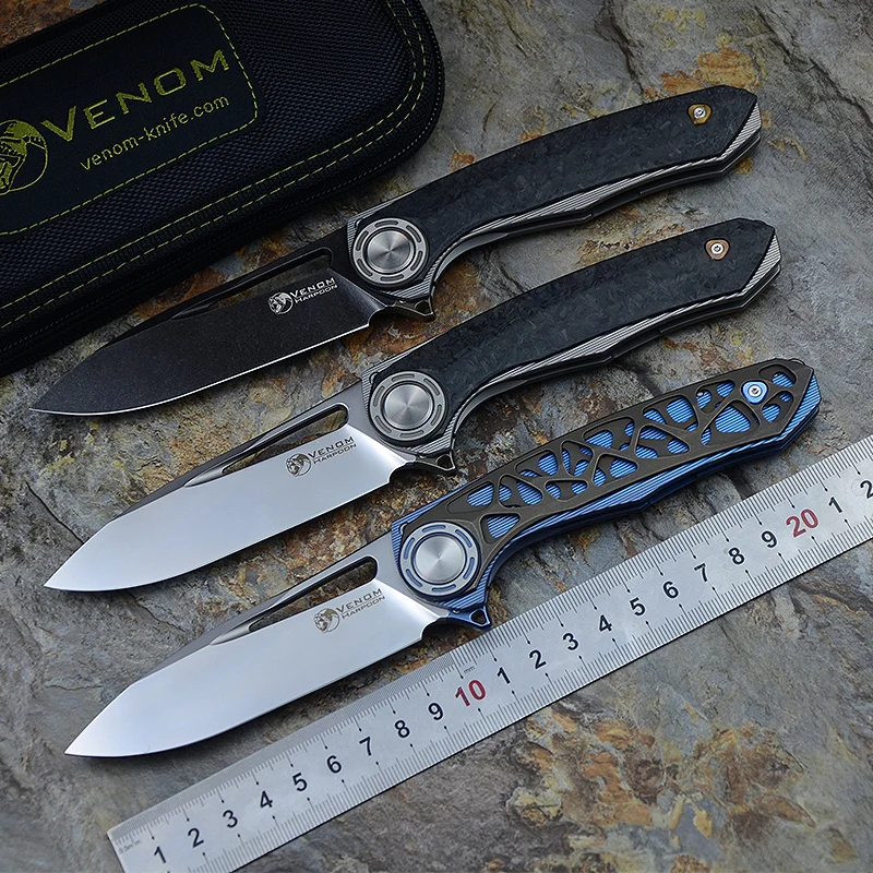 VENOM HARPOON folding knife M390 blade titanium outdoor camping hunting survival pocket kitchen fruit knife EDC tool knives
VENOM HARPOON folding knife M390 blade titanium outdoor camping hunting survival pocket kitchen fruit knife EDC tool knives