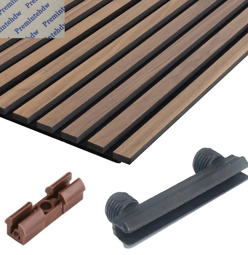 Invisible Plastic Fixing Clips For DIY Slatted Acoustic Wall Panels
Invisible Plastic Fixing Clips For DIY Slatted Acoustic Wall Panels