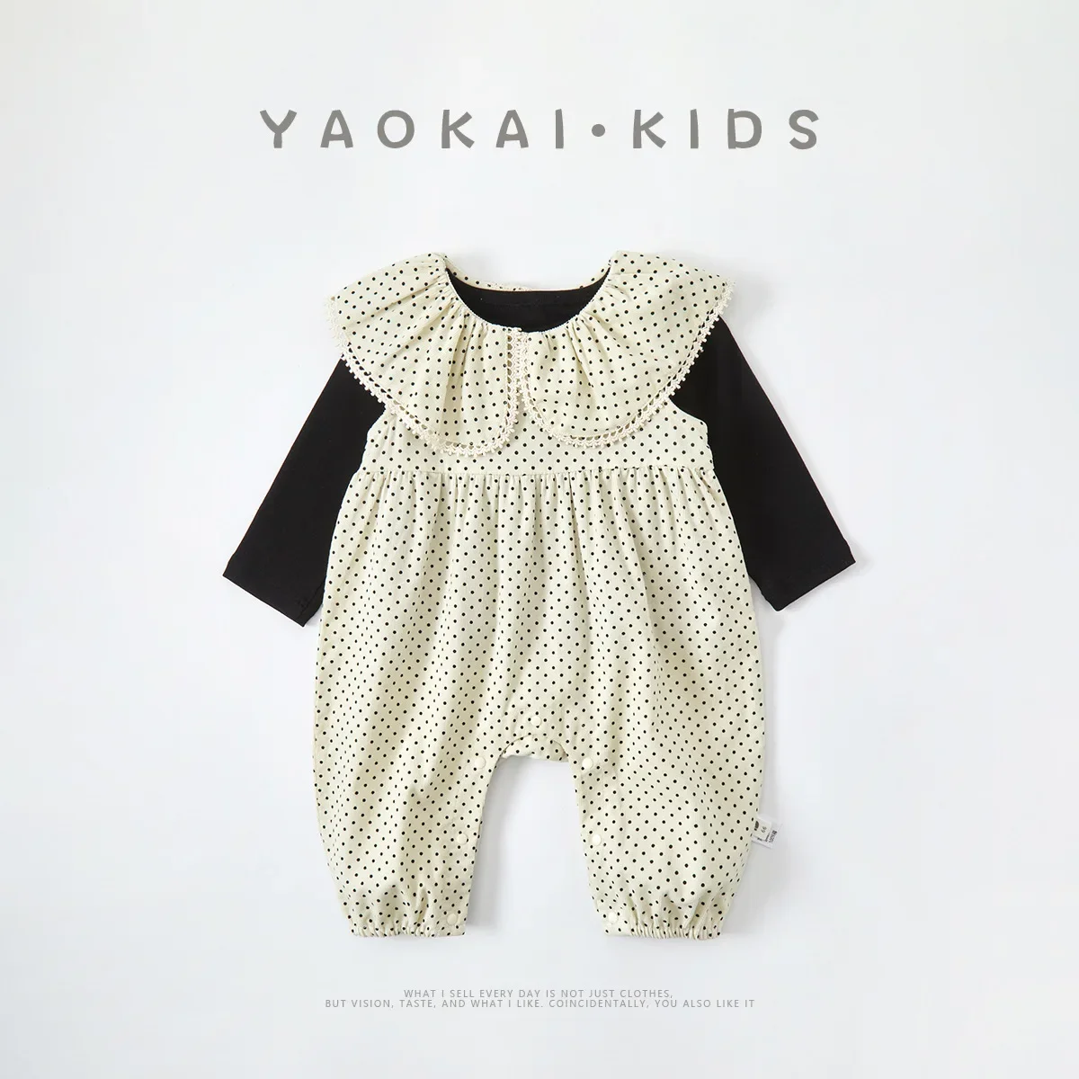 Girls Sleeveless Romper 2025 Spring New Girls Baby Turn-down Collar Polka Dot Romper Baby Fashion Jumpsuit
Girls Sleeveless Romper 2025 Spring New Girls Baby Turn-down Collar Polka Dot Romper Baby Fashion Jumpsuit