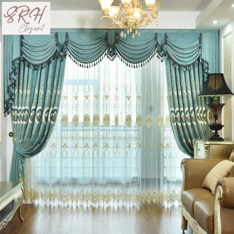 Nordic Rose Embroidered Curtains Luxury Living Room Bedroom Chenille Embroidered Blackout Window Screen Tulle
Nordic Rose Embroidered Curtains Luxury Living Room Bedroom Chenille Embroidered Blackout Window Screen Tulle
