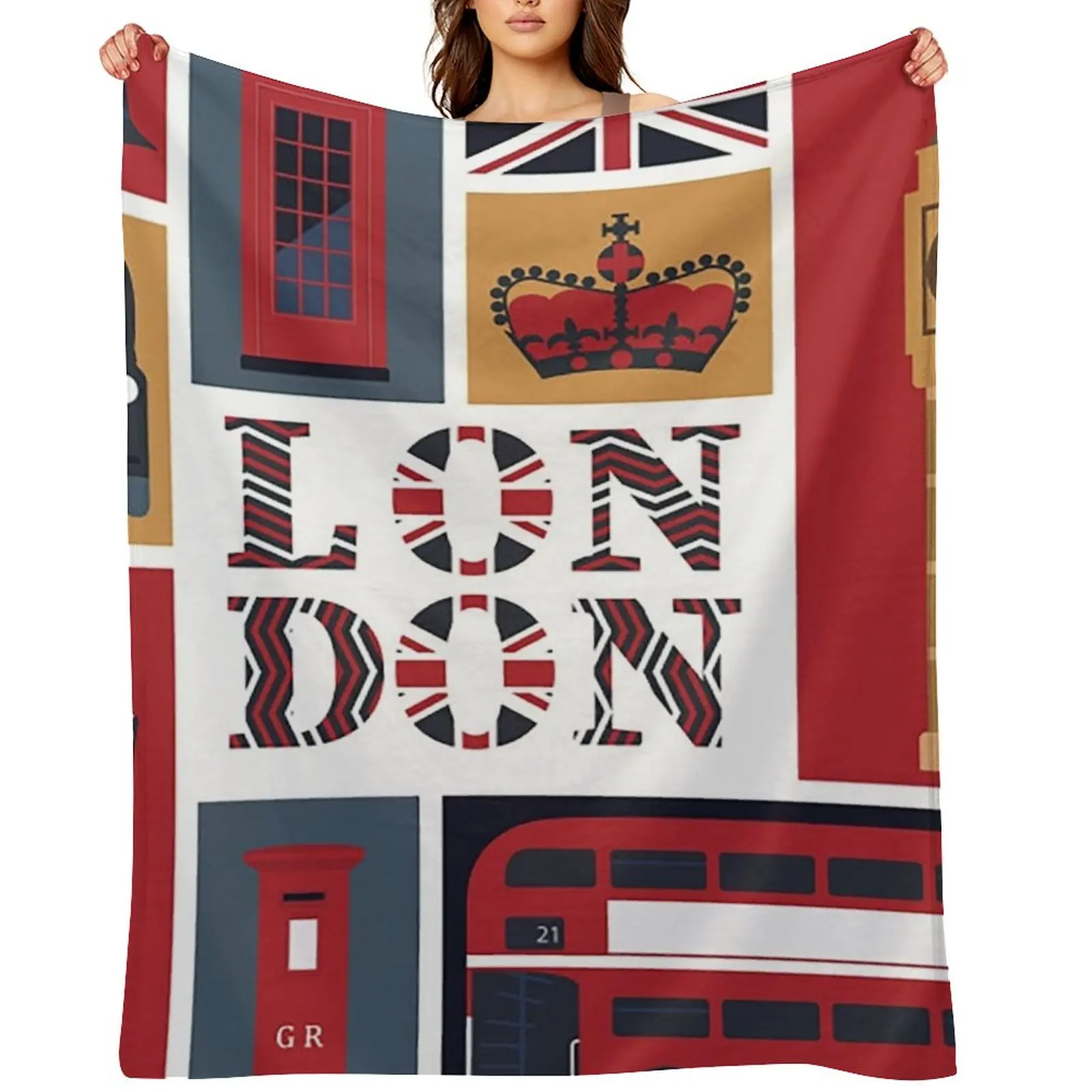 London Throw Blanket Flannel Fabric Thermals For Travel christmas decoration Shaggy Blankets
London Throw Blanket Flannel Fabric Thermals For Travel christmas decoration Shaggy Blankets