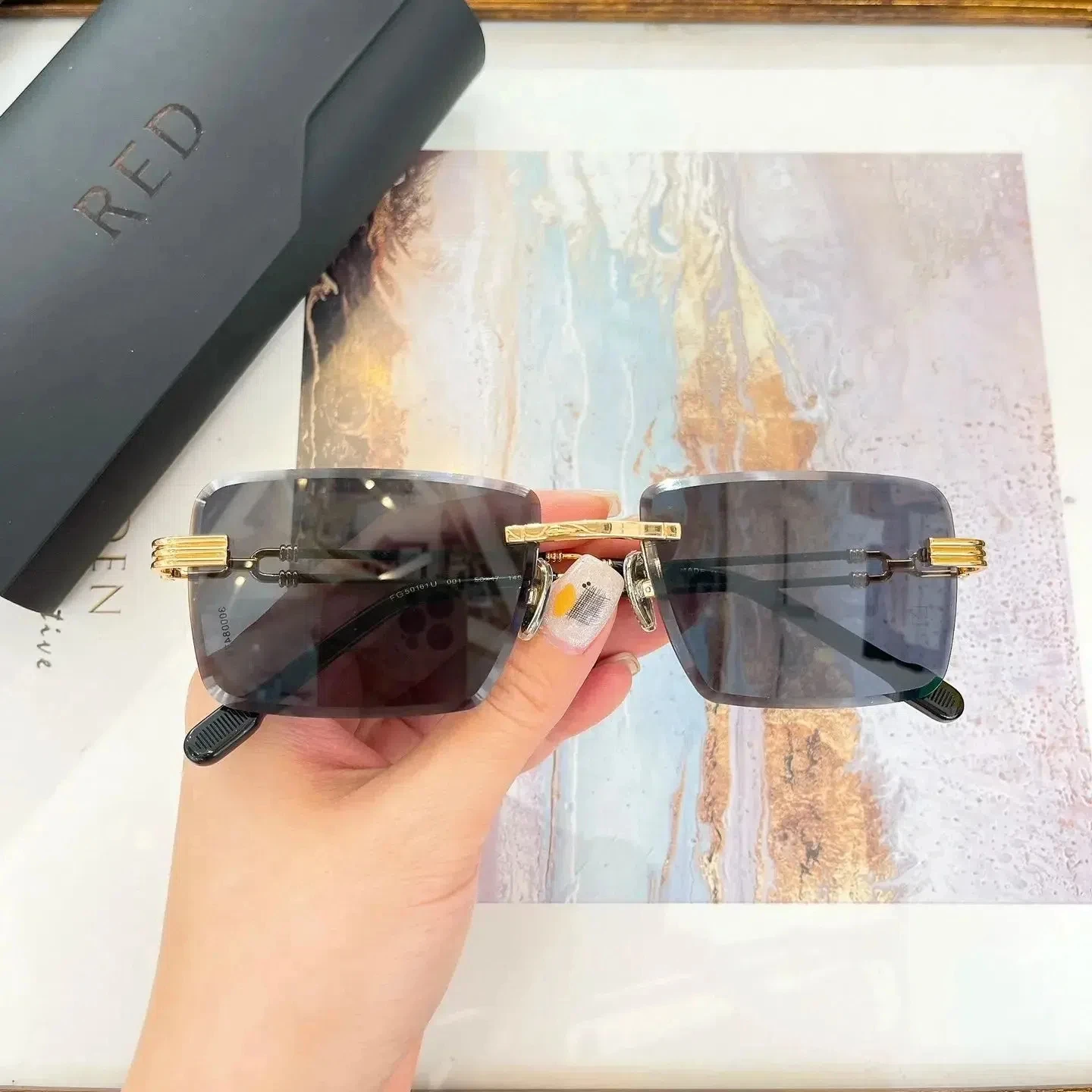 Newest Brand Women Men Sunglasses Square Top Quality Stylish Casual Business UV400 Rimless For Unisex Eyeglasses FRE FG50161U
Newest Brand Women Men Sunglasses Square Top Quality Stylish Casual Business UV400 Rimless For Unisex Eyeglasses FRE FG50161U
