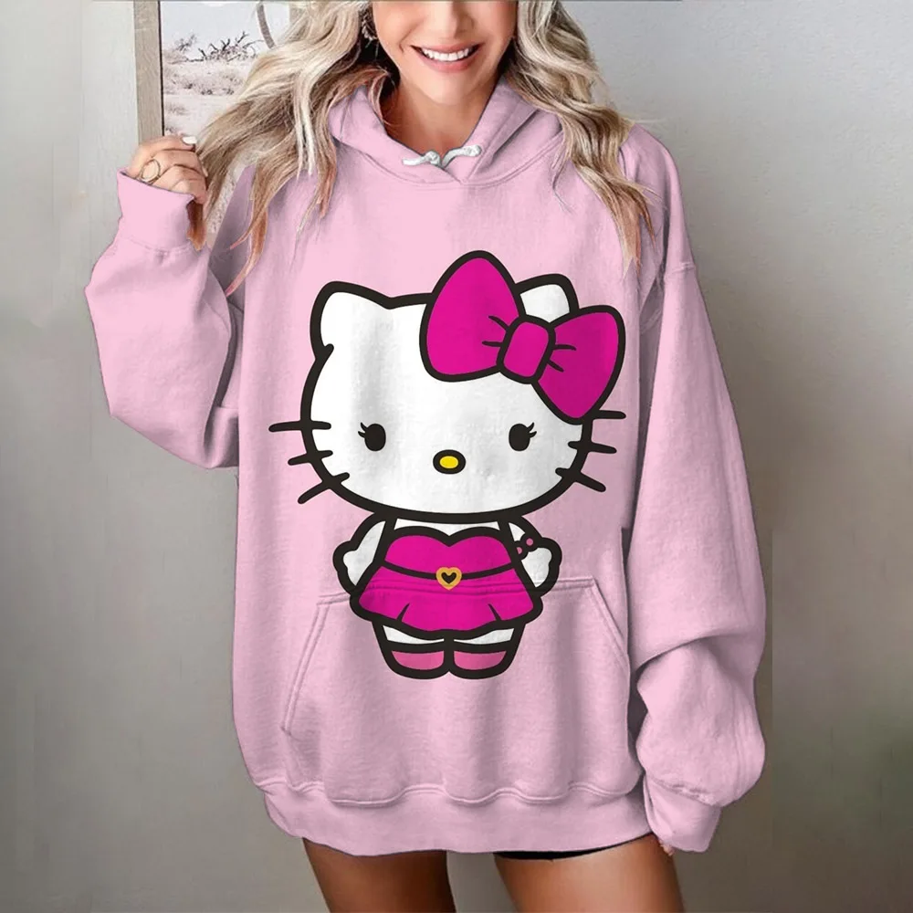2025 Women's Aesthetic Sweatshirt Y2k Grunge Clothing Japanese Cartoon Classic Hello Kitty Hoodie Autumn and Winter Retro Tops
2025 Women's Aesthetic Sweatshirt Y2k Grunge Clothing Japanese Cartoon Classic Hello Kitty Hoodie Autumn and Winter Retro Tops