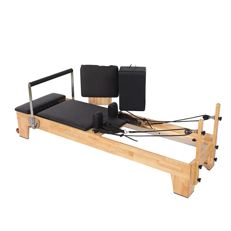 Yoga & Pilates Gym Equipment Adjustable Wooden Pilates Reformer Gym Equipment
Yoga & Pilates Gym Equipment Adjustable Wooden Pilates Reformer Gym Equipment