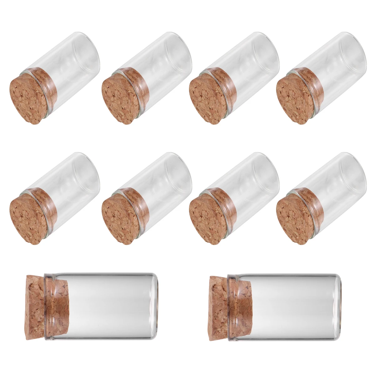 10pcs Creative Glass Bottle High Borosilicate Cordyceps Wishing Containers Cork Stopper Storing Spices Cookies Decorative Vials
10pcs Creative Glass Bottle High Borosilicate Cordyceps Wishing Containers Cork Stopper Storing Spices Cookies Decorative Vials