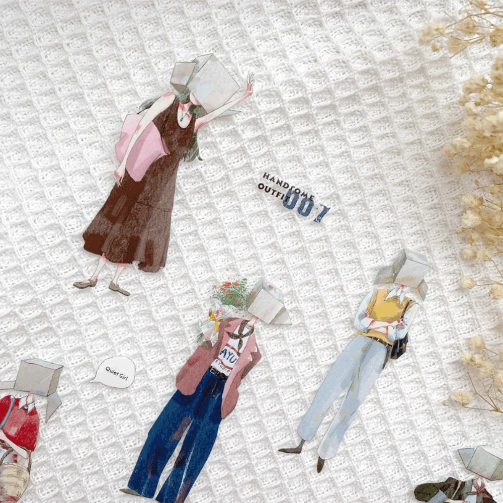 Vintage Carton Man Washi/PET Tapes Papeleria Aesthetic Japanses Stationery Supplies DIY Stickers Journaling Materials 5cmX10M
Vintage Carton Man Washi/PET Tapes Papeleria Aesthetic Japanses Stationery Supplies DIY Stickers Journaling Materials 5cmX10M