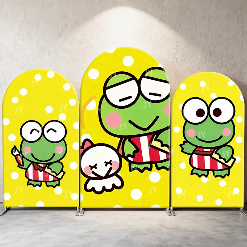 Keroppi Party & Friends Theme Arch Backdrop Cover Cute Cartoon Scene For Kids Birthday Baby Shower Photo Booth Decor Background
Keroppi Party & Friends Theme Arch Backdrop Cover Cute Cartoon Scene For Kids Birthday Baby Shower Photo Booth Decor Background